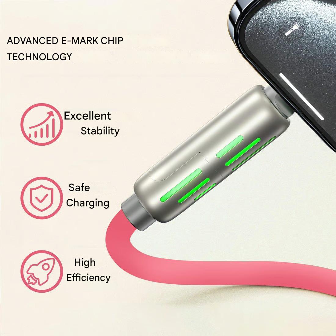 ET2846 | كابل شحن USB 4 في 1، شحن سريع، بحد أقصى 60 وات -v4