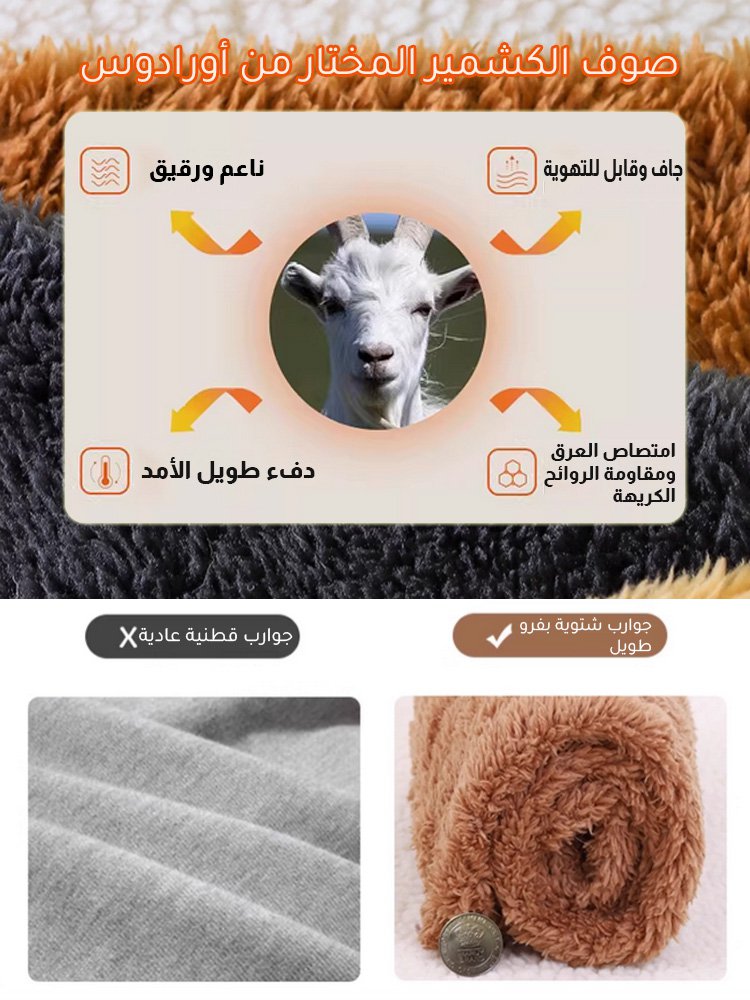 UW3031 | （وداعًا لآلام الركبة الناتجة عن البرد مع تصميم بفتحة）جوارب داعمة للركبة سميكة ودافئة -v4