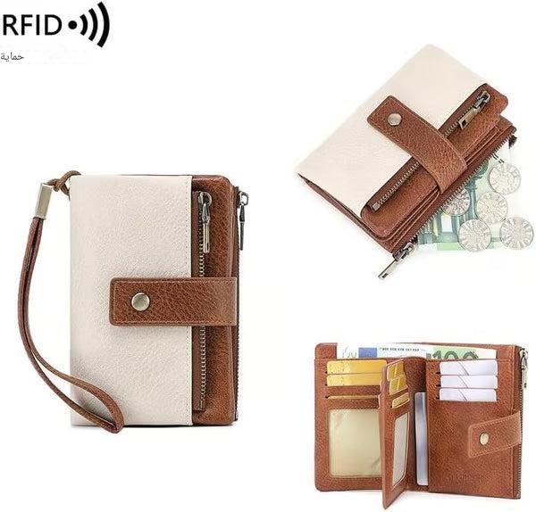 WB2582 | رأس السنة الجديدة 2026 · خصم 50% على محفظة جلدية نسائية مانعة لتقنية RFID -v4