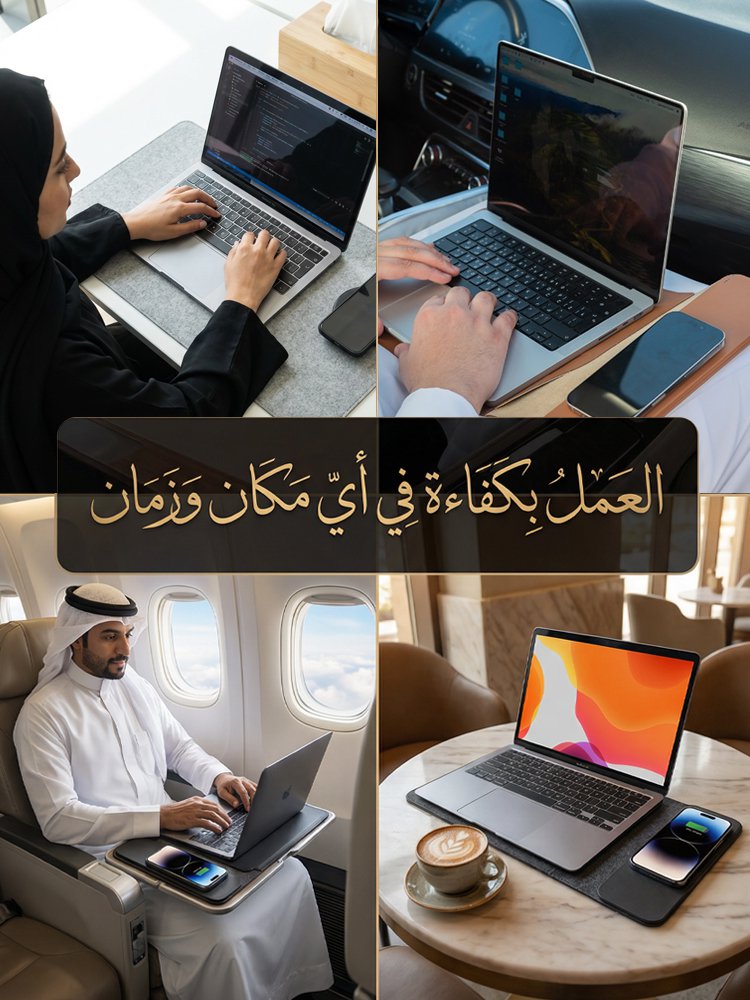 BA2484 | حقيبة حاسوب محمولة عصرية مع شحن لاسلكي سريع -v4