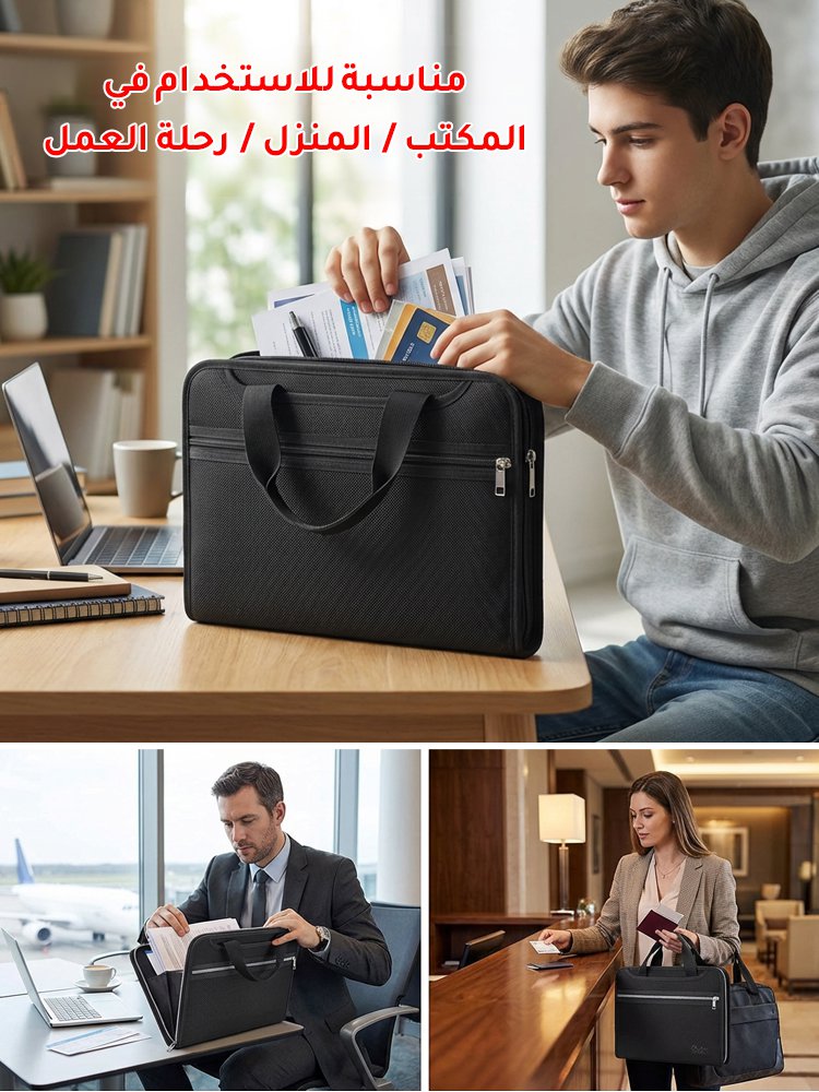 BA2486 | حقيبة تخزين متعددة الوظائف مقاومة للماء والحريق (60 جيبا منفصلا) -v4