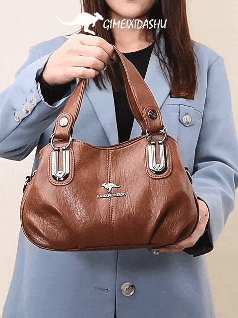 WB2440 | حقيبة كتف راقية حصرية كبيرة السعة ومتعددة الطبقات من جلد بقر مستورد إيطالي -v4 WB2440 | حقيبة كتف راقية حصرية كبيرة السعة ومتعددة الطبقات من جلد بقر مستورد إيطالي -v4