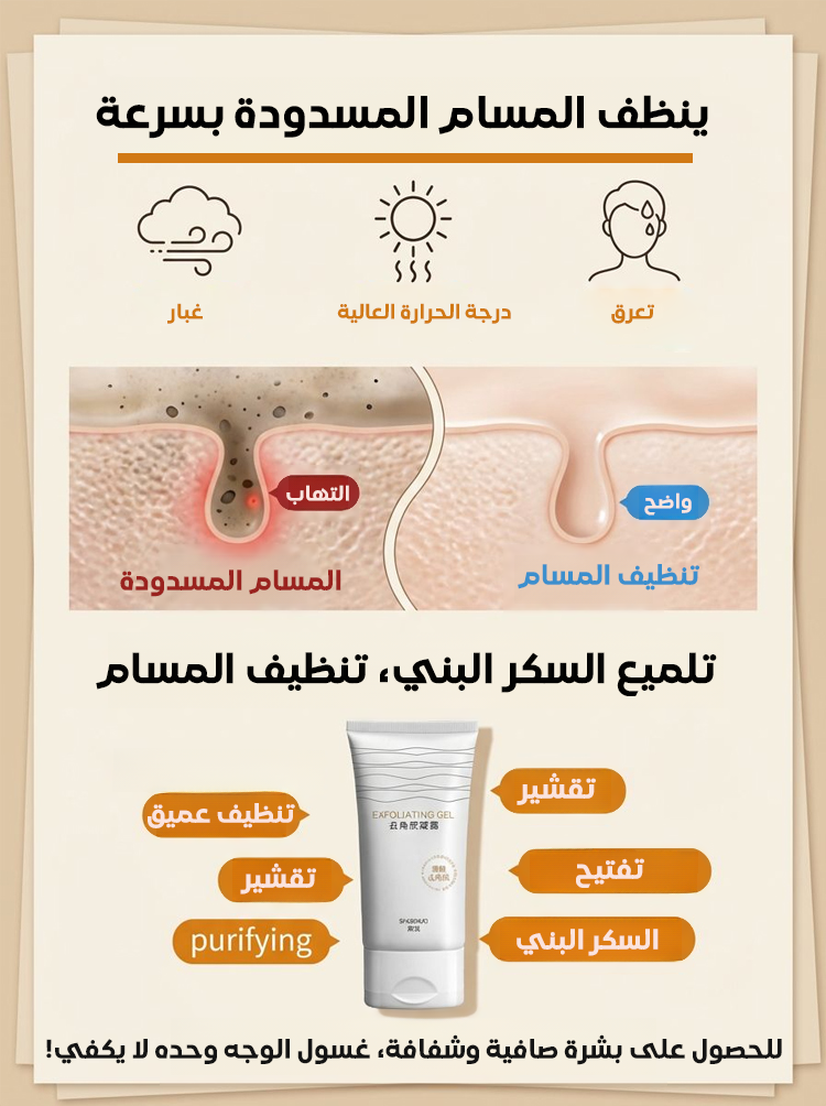 CM2319B | 【آلة تلميع الجسم!】جيل تقشير بالسكر البني -v4