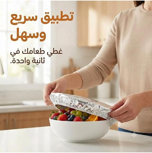 HM4534 | غطاء تخزين طعام من المطاط والألومنيوم -v4
