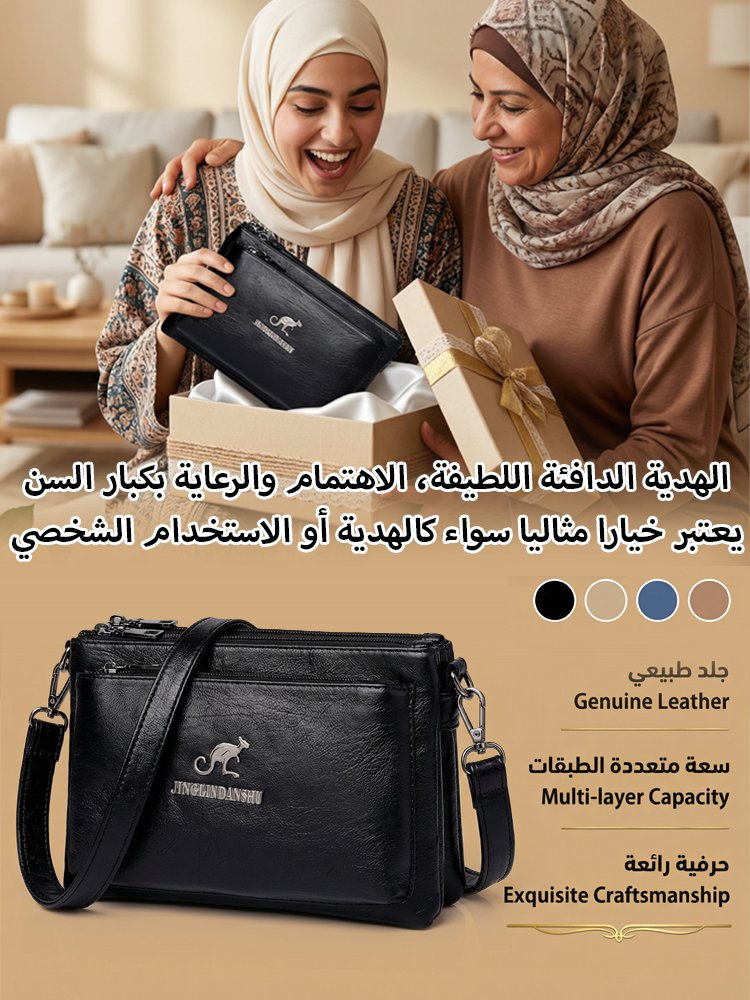 WB2416 | 【مجموعة الحذاء والحقيبة】 حقيبة كتف نسائية متعددة الطبقات بأسلوب جديد -v4