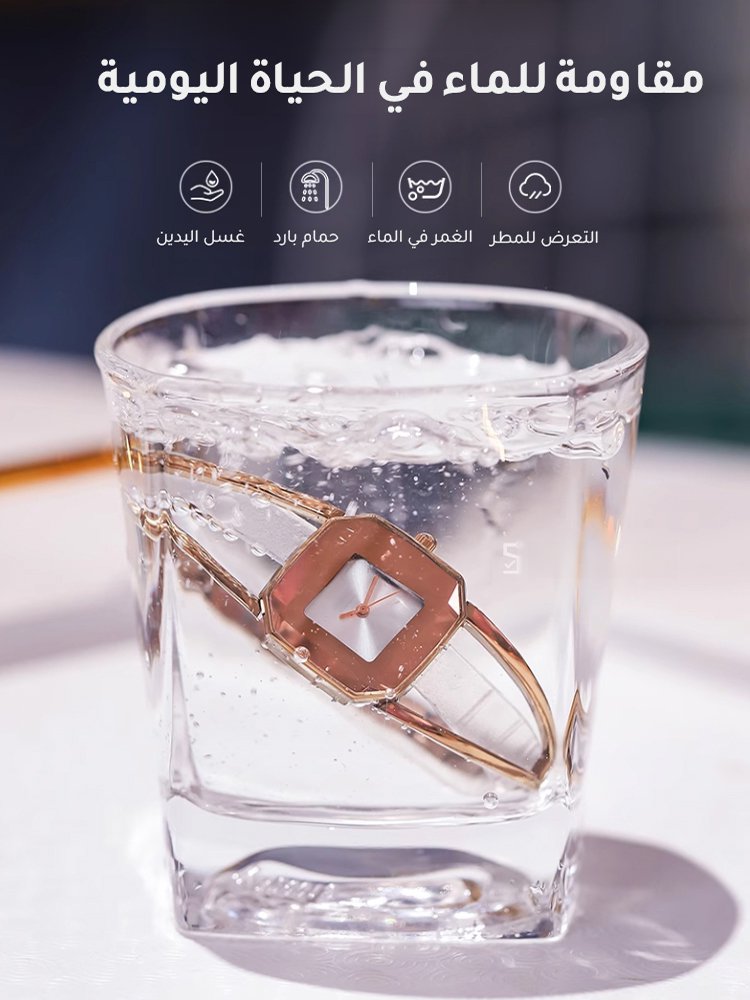 WH2584 | ساعة يد نسائية فاخرة وبسيطة وأنيقة ذات تصميم مربع -v4