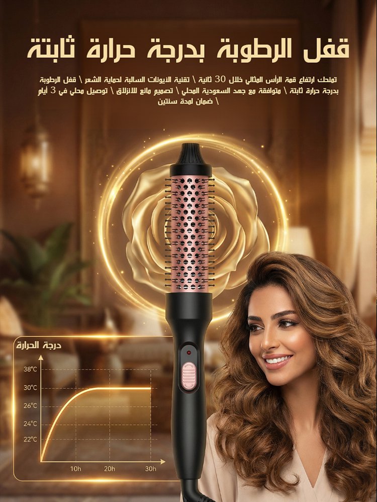 HM4555 | مكواة تجعيد الشعر للشعر الطويل والغرّة -v4 HM4555 | مكواة تجعيد الشعر للشعر الطويل والغرّة -v4