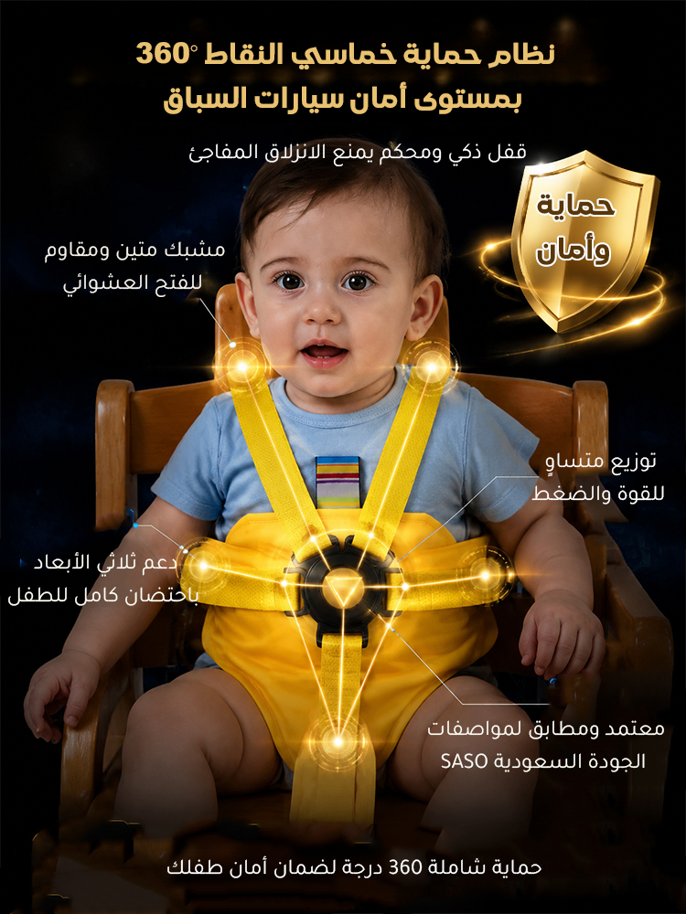 HM4592 | حزام أمان محمول للأطفال مخصص لكراسي الطعام 【ضروري للخروج والسفر】 -v4 HM4592 | حزام أمان محمول للأطفال مخصص لكراسي الطعام 【ضروري للخروج والسفر】 -v4