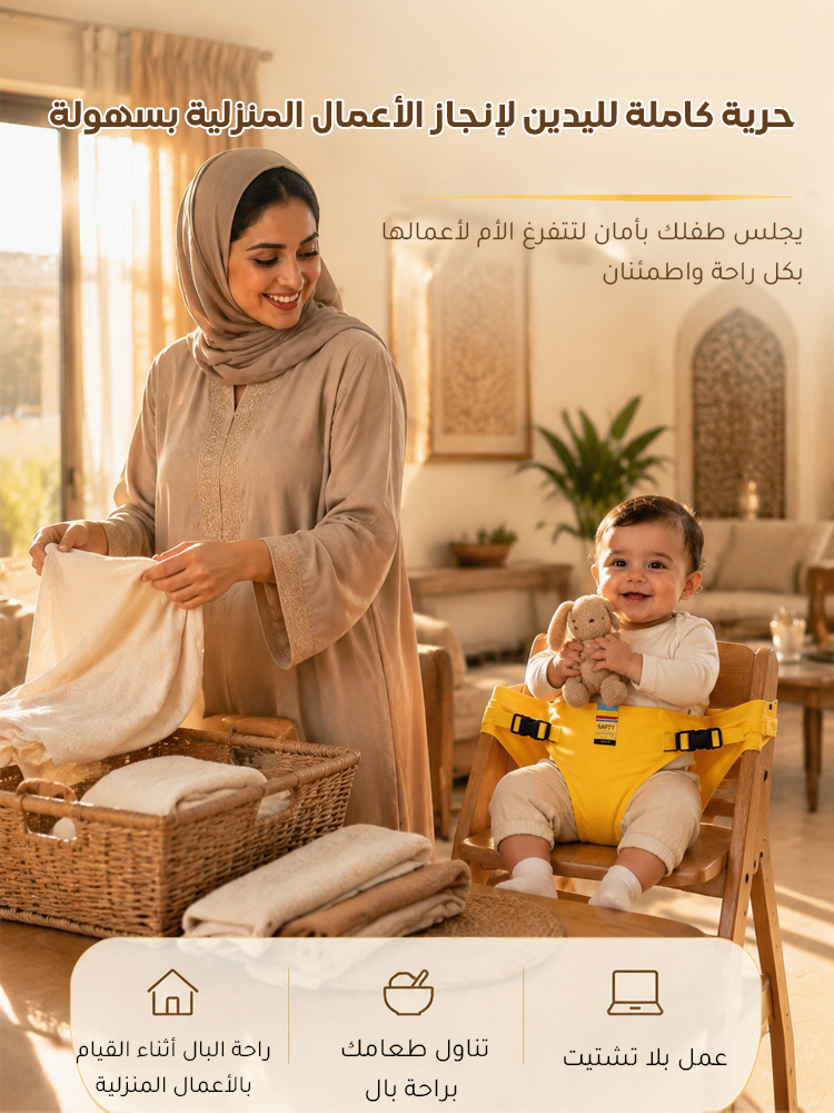 HM4592 | حزام أمان محمول للأطفال مخصص لكراسي الطعام 【ضروري للخروج والسفر】 -v4 HM4592 | حزام أمان محمول للأطفال مخصص لكراسي الطعام 【ضروري للخروج والسفر】 -v4