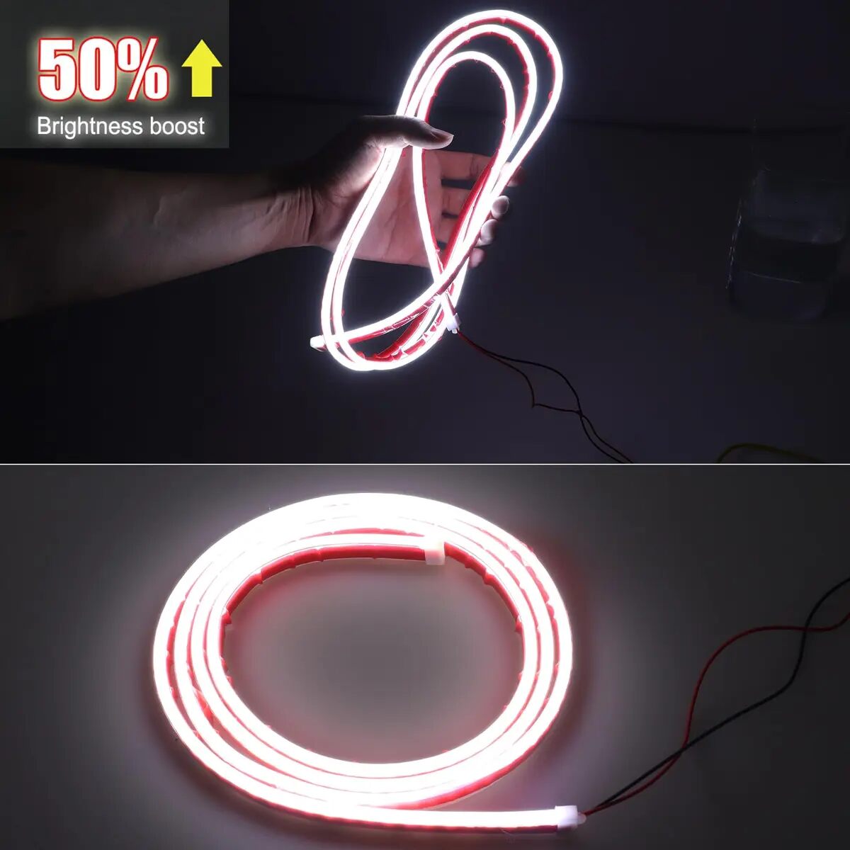 HM1083KC | شريط إضاءة LED مقاوم للماء لغطاء محرك السيارة بطول 71 بوصة