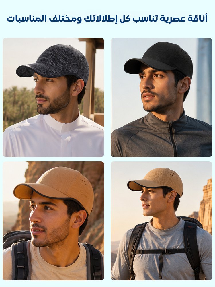 UW3057 | قبعة بيسبول سريعة الجفاف وجيدة التهوية بتصميم متكامل مبتكر -v4