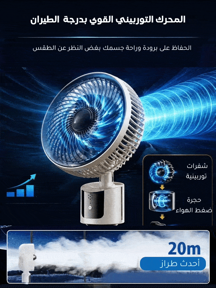 HM2439C | مروحة تدوير الهواء الفائقة الهدوء لتبريد سريع -v4