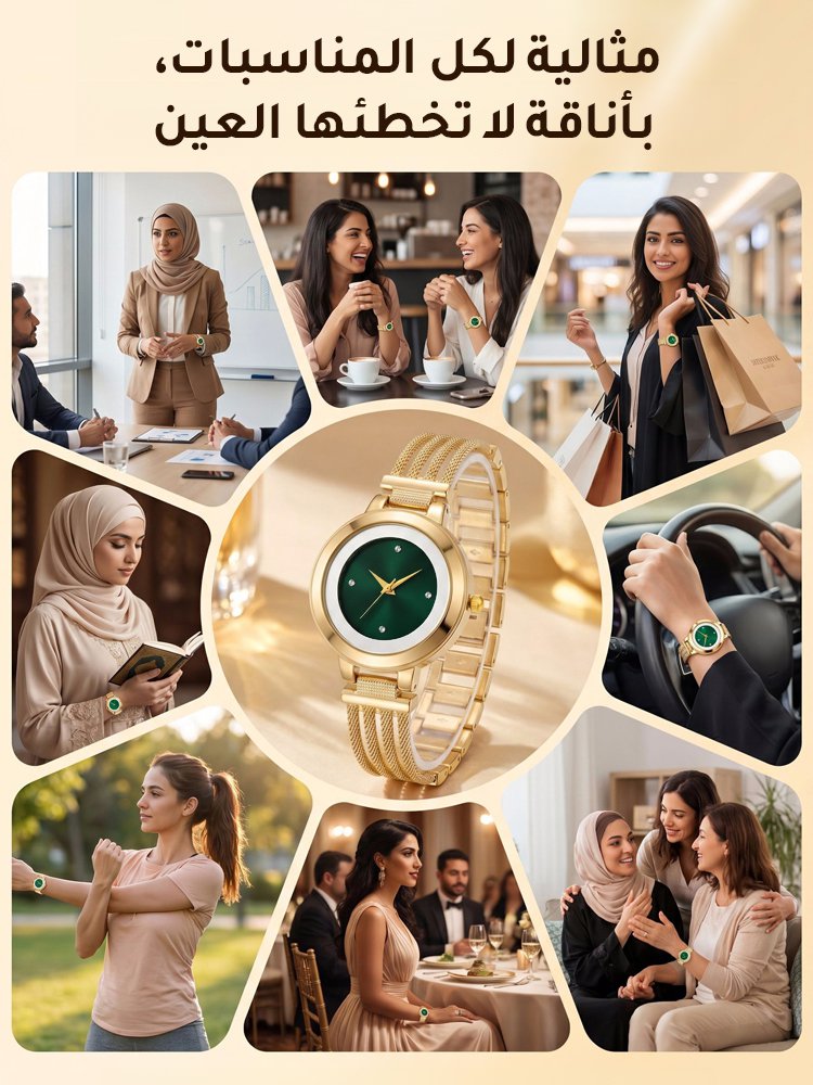 WH2585 | ساعة يد نسائية أنيقة وعصرية مرصعة بالألماس(الأكثر مبيعًا) -v4