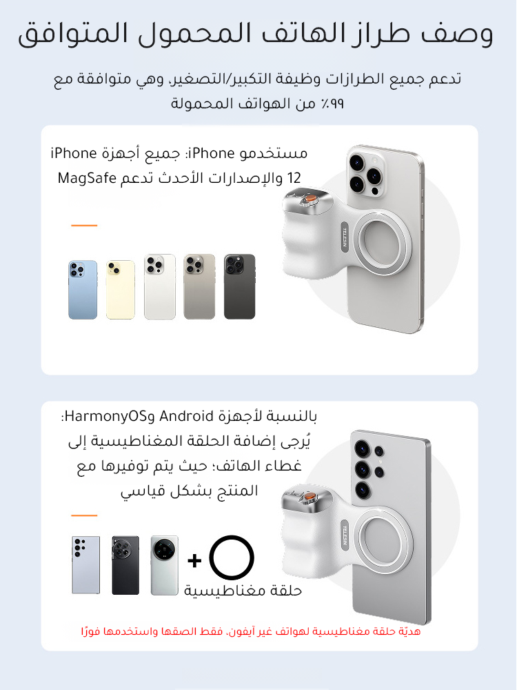 HM451ZHC | مقبض كاميرا للهاتف مزود بتقنية ماجسيف -v4
